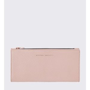 Status anxiety leather wallet